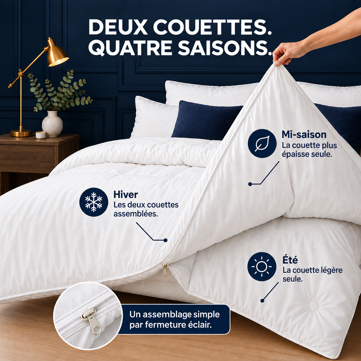 Couette 2-en-1