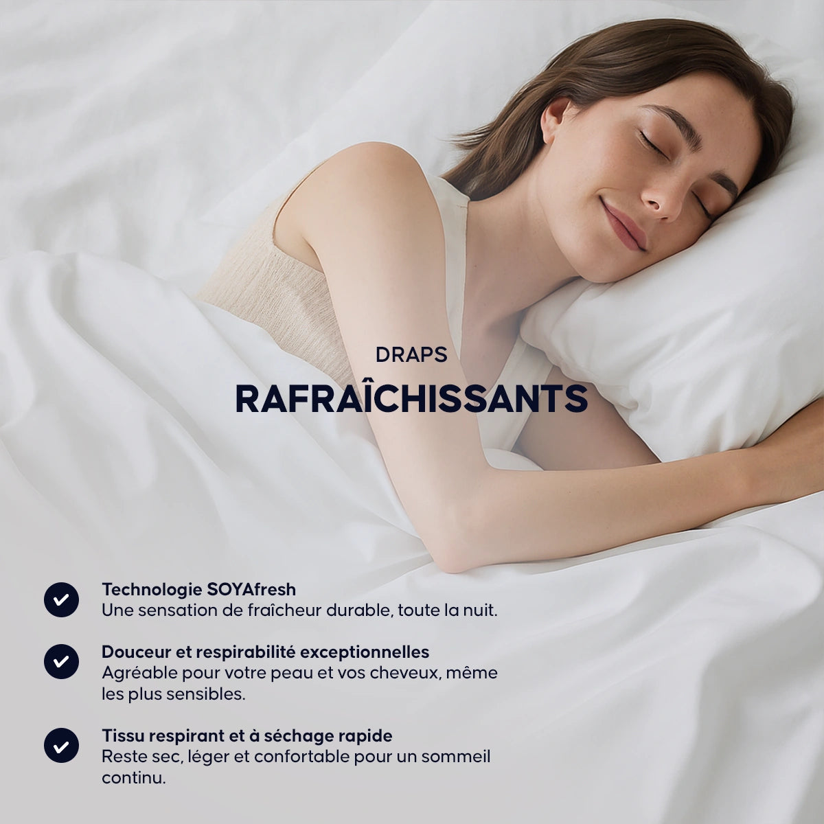 Draps rafraîchissants SoyaFresh